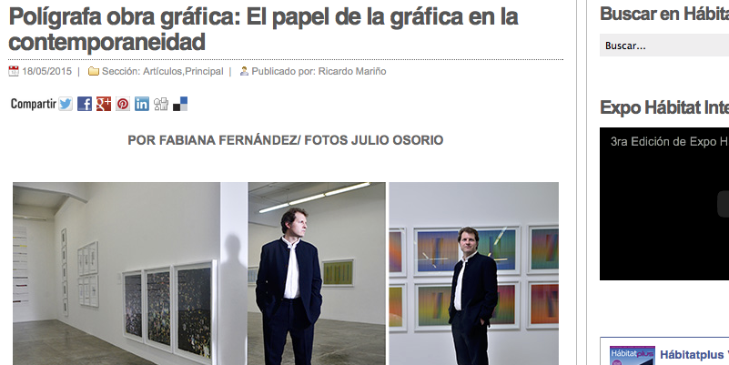 El papel de la gráfica en la contemporaneidad, por Fabiana Fernández