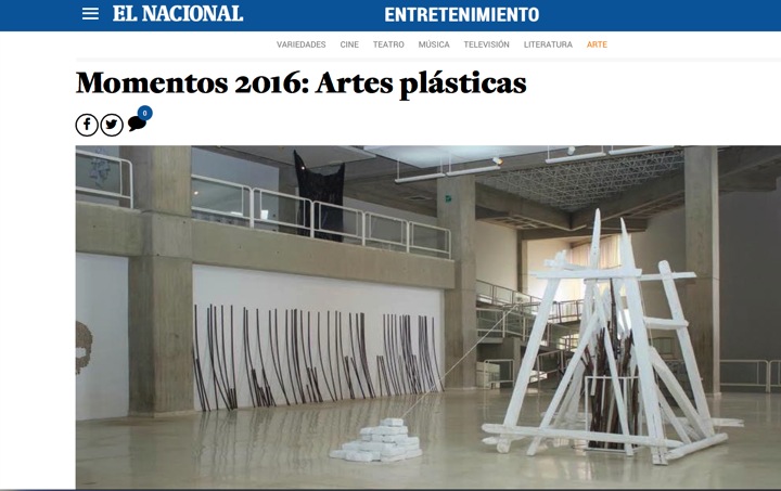 Momentos 2016: Artes plásticas